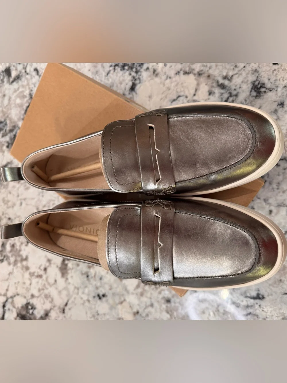 Michael Kors Womens NEW Bronze Loafers